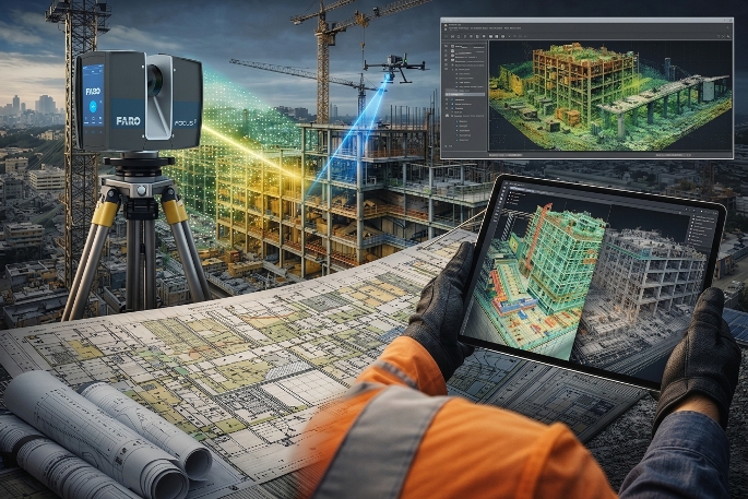 Инжиниринг и строительство на основе 3D-сканирования