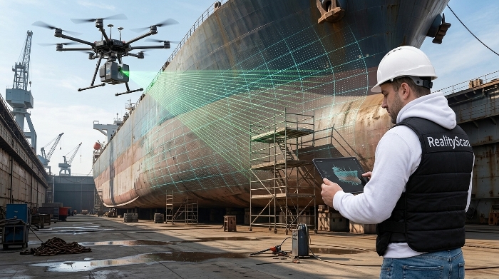 3D-сканирование судостроения и судоремонта